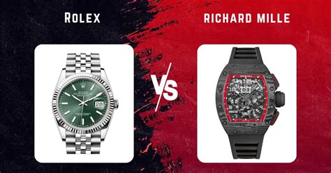 Richard Mille vs. Rolex: A Clash of Titans in the Watch World